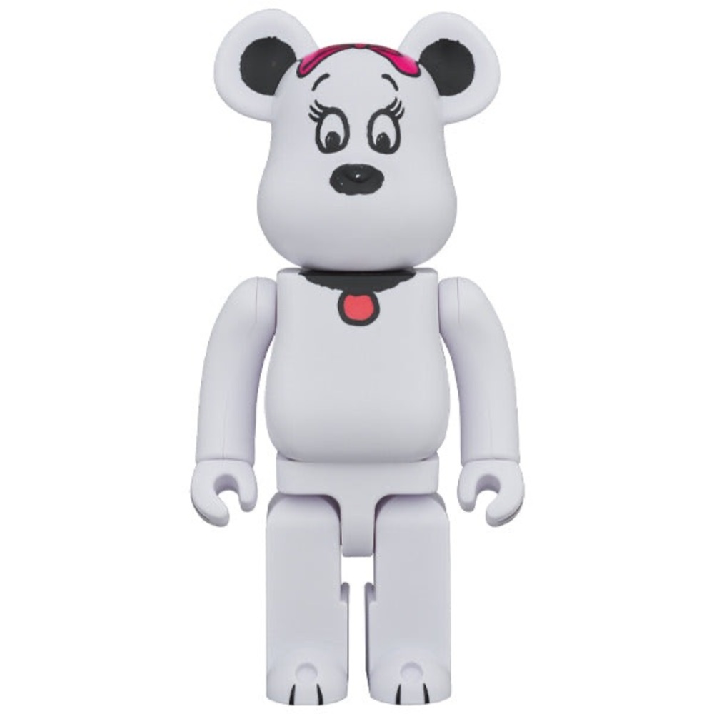 Belle Peanuts 1000% Bearbrick Medicom BE@RBRICK Figure White Rare Limited Snoopy